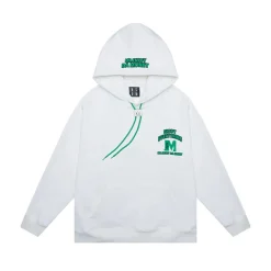 New M Buckle Drawstring Hoodie Hoodies