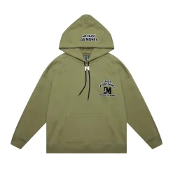 New M Buckle Drawstring Hoodie Hoodies