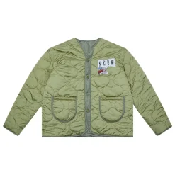 Fashion Patched Flyer Quilted Jacket Jackets