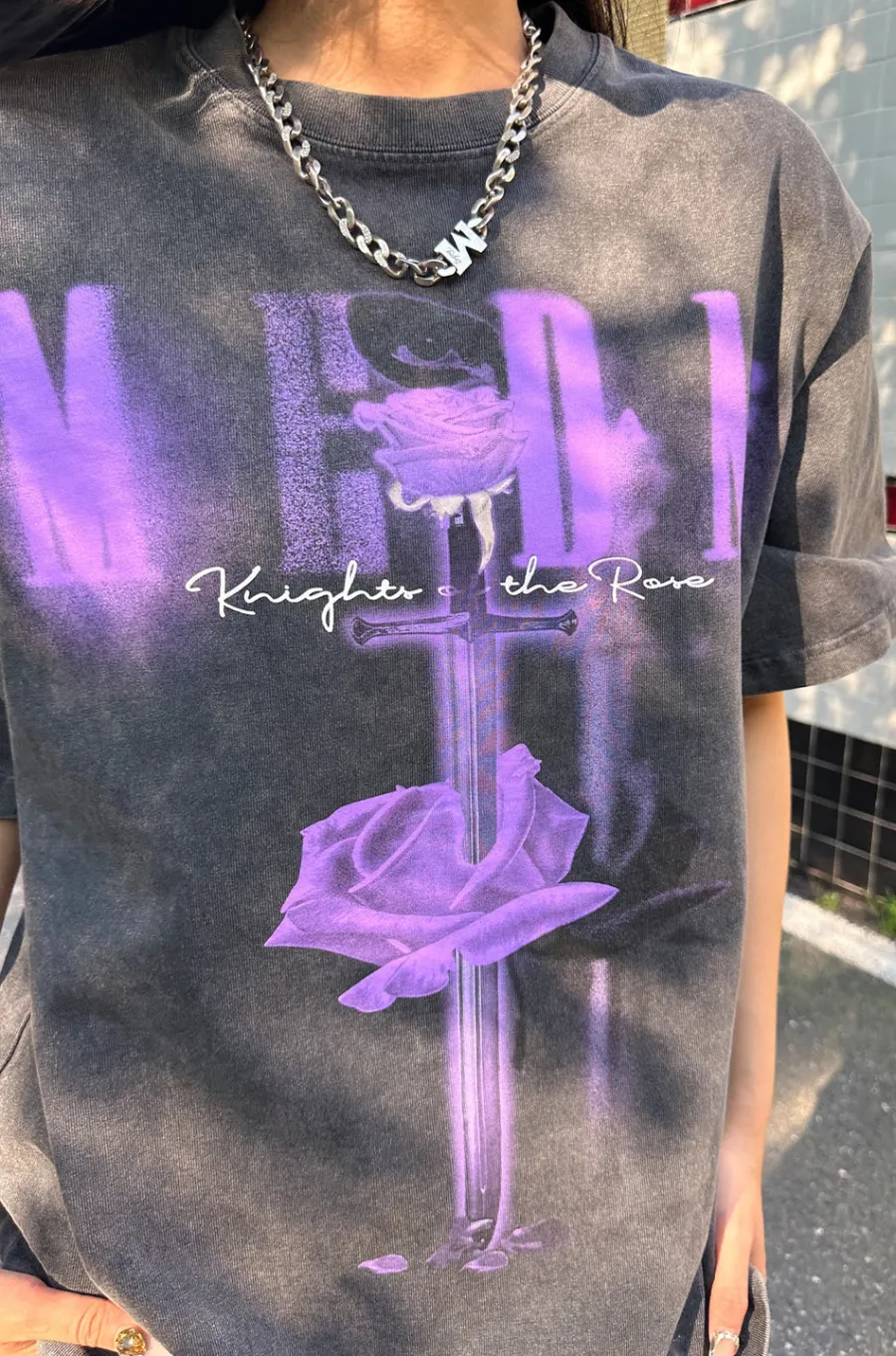 Online Vintage Washed "Sword & Rose" Tee T-Shirts
