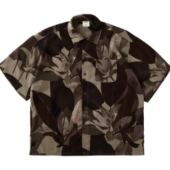 Fashion Boxy Cut Lotus Shirt Shirts