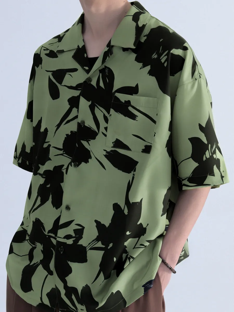 Online Boxy Cut Midori Shirt Shirts
