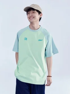 Outlet Contrast Sleeve Tee T-Shirts