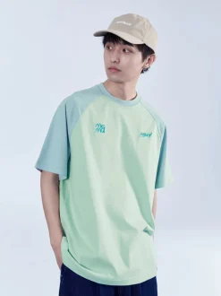 Outlet Contrast Sleeve Tee T-Shirts