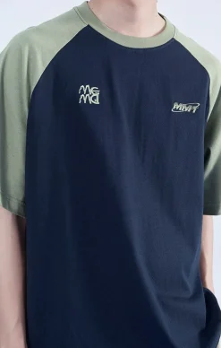 Outlet Contrast Sleeve Tee T-Shirts