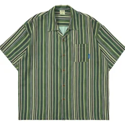 Sale Retro-Striped Button Up Shirts
