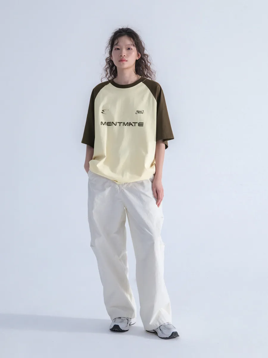 Fashion Two-Tone Logo Tee T-Shirts