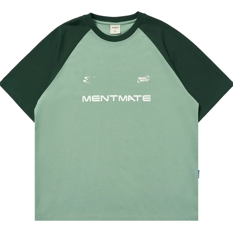 Fashion Two-Tone Logo Tee T-Shirts