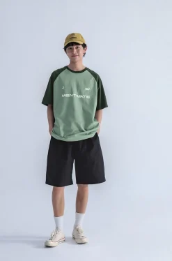 Fashion Two-Tone Logo Tee T-Shirts