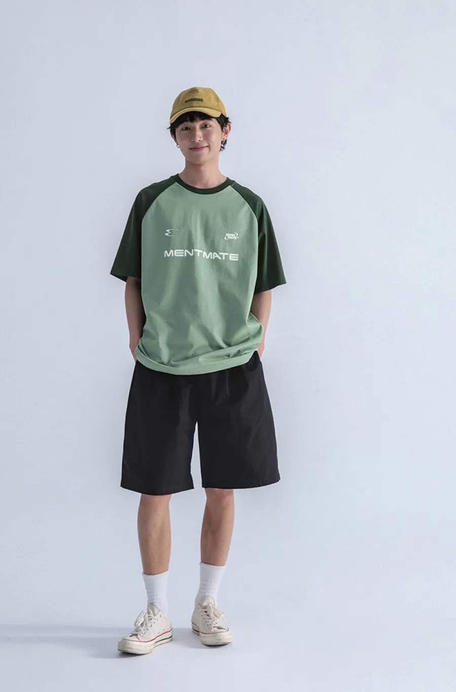 Fashion Two-Tone Logo Tee T-Shirts