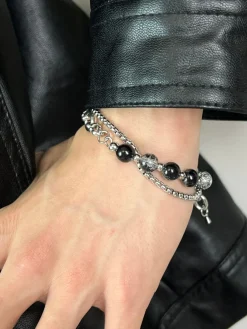 Hot Double-Layered Beaded Stone Bracelet Accessories