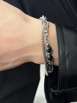 Hot Double-Layered Beaded Stone Bracelet Accessories