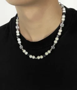 Fashion Monochrome Pearl Necklace Accessories