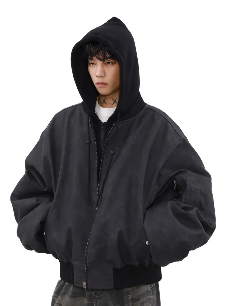 New Vintage Faded Bomber Jacket Jackets