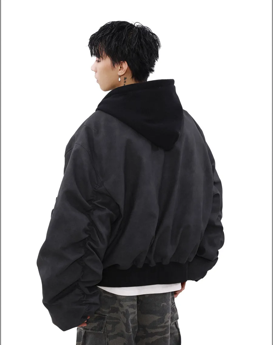 New Vintage Faded Bomber Jacket Jackets
