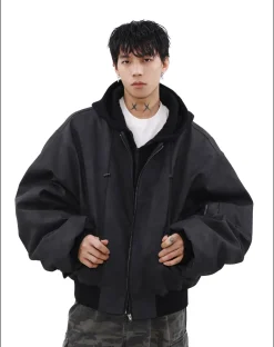 New Vintage Faded Bomber Jacket Jackets