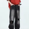 Outlet Vintage Washed Ripped Jeans Jeans