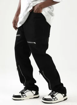 Sale Parallel Zip Jeans Pants | Jeans