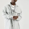 Discount Raw Edge Tweed Flannel Shirts | Jackets