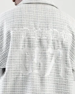 Discount Raw Edge Tweed Flannel Shirts | Jackets