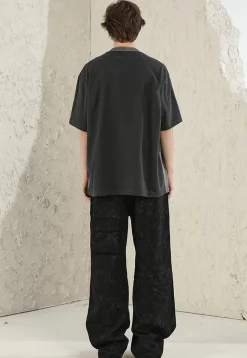 Discount Two-Tone Spliced Tee T-Shirts