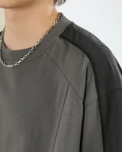 Discount Two-Tone Spliced Tee T-Shirts
