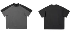 Discount Two-Tone Spliced Tee T-Shirts