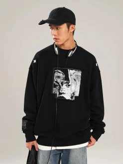 Outlet "Visions" Collage Sweater Sweaters