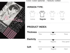 Fashion Palm Springs Anime Girl Tee T-Shirts