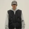Fashion Paneled Puffer Vest Jackets