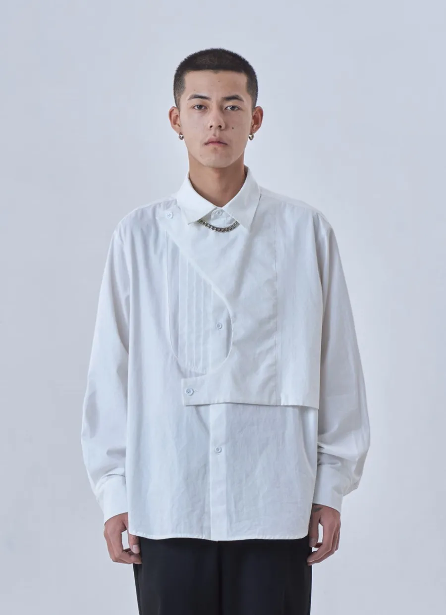 Online Deconstructed Long Sleeve Polo Shirts