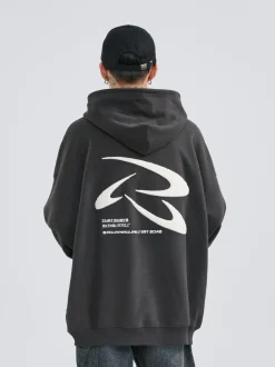 Discount Frisbee Embroidered Hoodie Hoodies