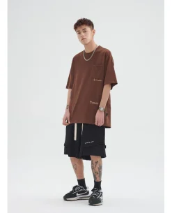 Online Mood Embroidered Tee T-Shirts