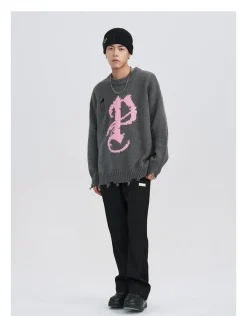 Best Mosaic P Knit Sweater Sweaters
