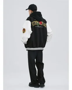 Outlet "Roses & Thorns" Varsity Jacket Jackets