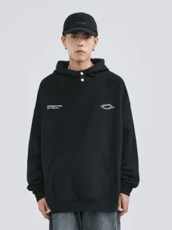 Fashion Wave Length Hoodie Hoodies
