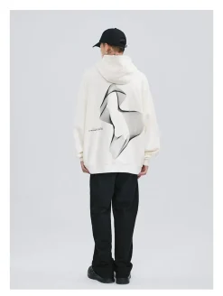 Fashion Wave Length Hoodie Hoodies