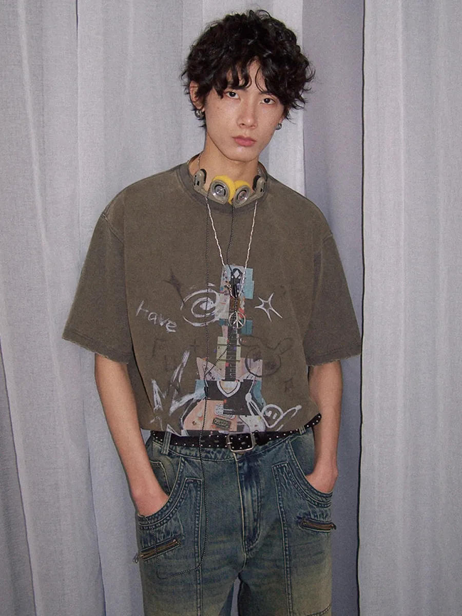 Fashion "Rock N Roll" Tee T-Shirts