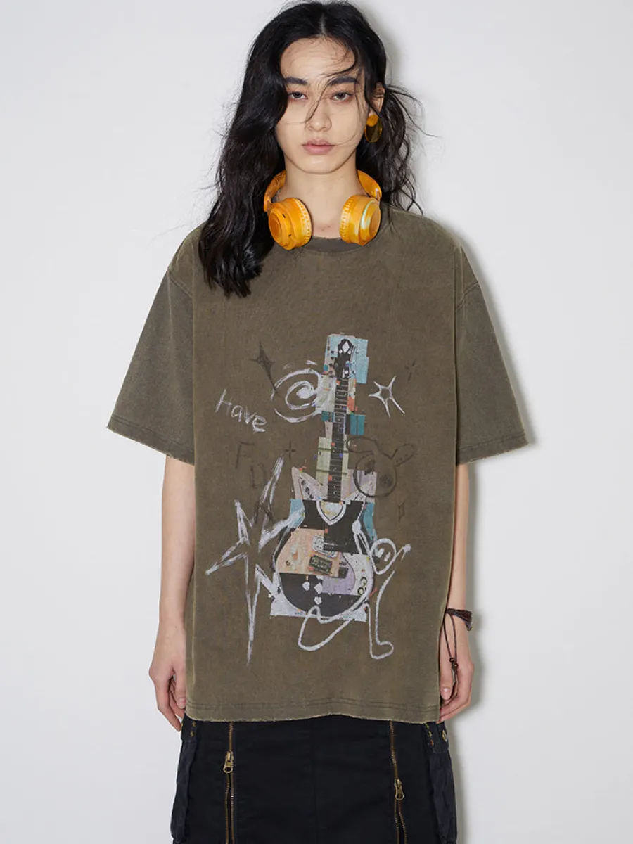 Fashion "Rock N Roll" Tee T-Shirts