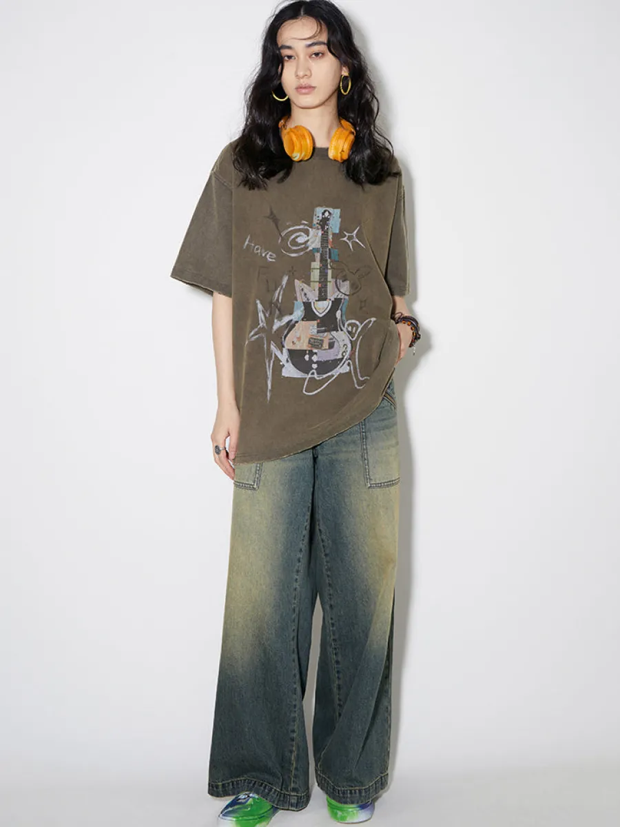 Fashion "Rock N Roll" Tee T-Shirts