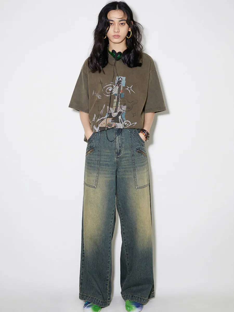 Fashion "Rock N Roll" Tee T-Shirts