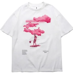 Sale Pink Clouds Tee T-Shirts