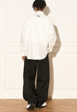 Outlet Portrait Button Long Sleeve Shirts