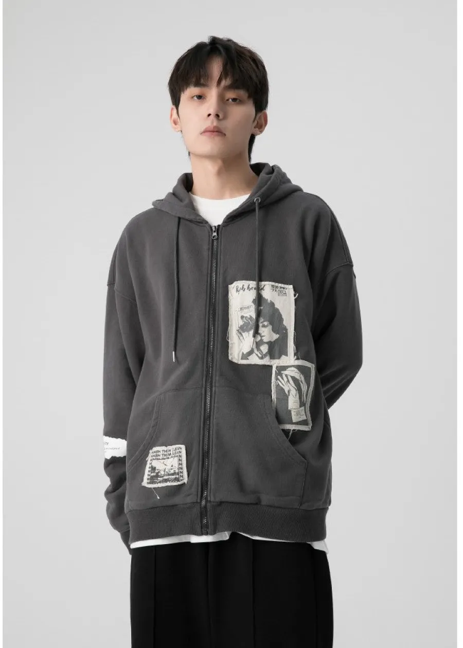 Outlet "Memories" Zip-Up Jacket Jackets