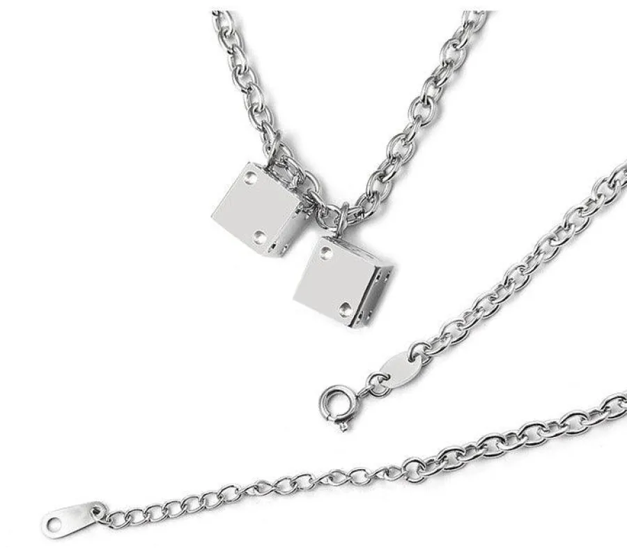 Discount Double Dice Necklace Accessories