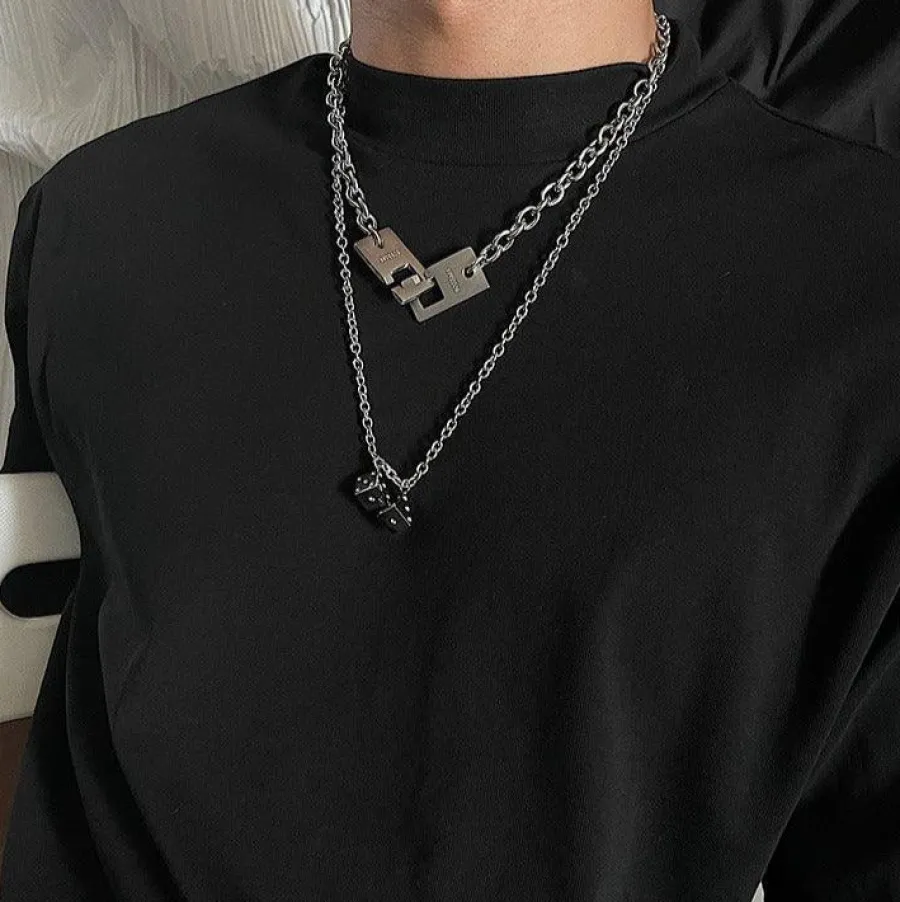 Discount Double Dice Necklace Accessories