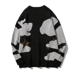 Best “Smile” Anime Knit Sweater Sweaters