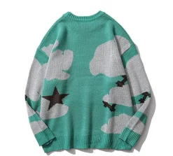 Best “Smile” Anime Knit Sweater Sweaters