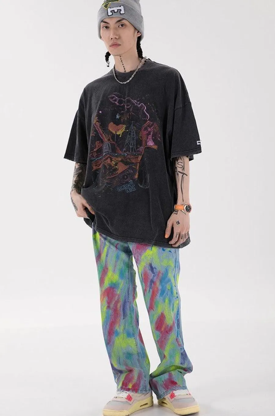Clearance Vintage Washed Chaos Tee T-Shirts