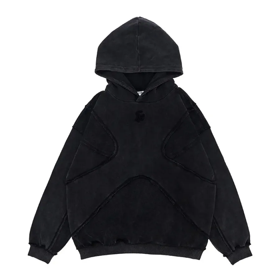 Sale Vintage Washed Deconstructed Forgiveness Hoodie Hoodies
